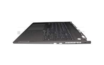 5CB1D04541 original Lenovo clavier incl. topcase DE (allemand) gris/gris avec rétro-éclairage