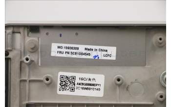 Lenovo 5CB1D04545 COVER Upper Case ASM_HUN L20YM MGR_ML