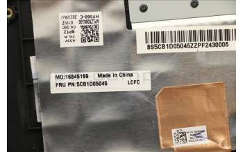 Lenovo 5CB1D05045 COVER Upper Case ASM_RUS L82JH BU RGB