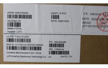 Lenovo 5CB1D05052 COVER Upper Case ASM_UKR L82JH BU RGB