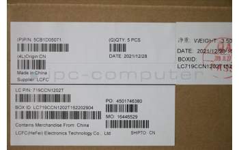 Lenovo 5CB1D05071 COVER Upper Case ASM_ITA L82JH BU WH