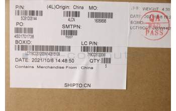 Lenovo 5CB1D05144 COVER Upper Case ASM_BEL L82K6 GY