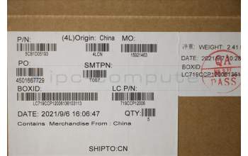 Lenovo 5CB1D05193 COVER Upper Case ASM_JPN L82N3 GY