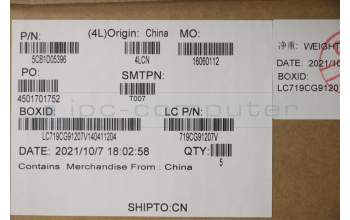 Lenovo 5CB1D05396 COVER Upper Case ASM_GER L82JD SGw/WHWRF
