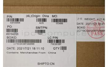 Lenovo 5CB1D05408 COVER Upper Case ASM_RUS L82JD SGw/WHWRF