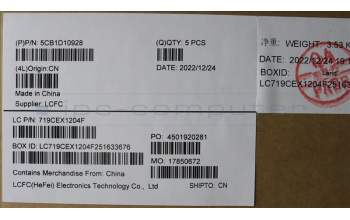 Lenovo 5CB1D10928 COVER Upper Case ASM_UKR L82JK BU RGB