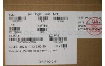 Lenovo 5CB1D12365 COVER Upper Case ASM_FRA L82JK SG BU