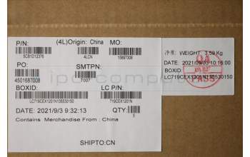 Lenovo 5CB1D12376 COVER Upper Case ASM_LA SPA L82JK SG BU