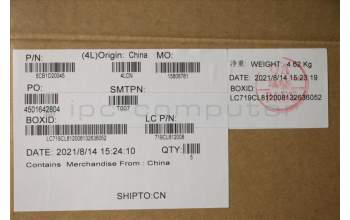 Lenovo 5CB1D20045 COVER Upper Case ASM_BEL L82JN PHA_BU