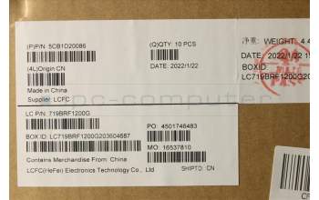 Lenovo 5CB1D20086 COVER Lower Case L82H8 W/O Sponge GB U