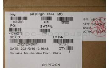 Lenovo 5CB1D33471 COVER Upper Case ASM_FRA L82M8 GY BL