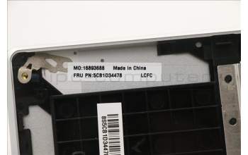 Lenovo 5CB1D34478 COVER Upper Case ASM_SPA L82NJ L/S DIS