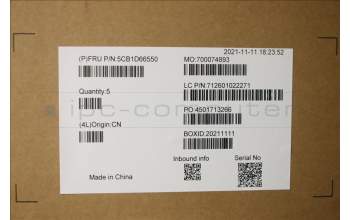 Lenovo 5CB1D66550 COVER Upper Case ASM_ARA WT 82KE SR