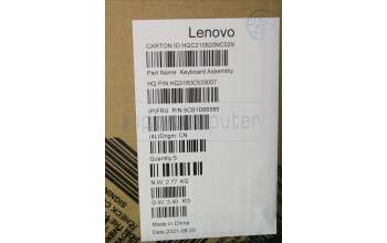Lenovo 5CB1D66585 COVER Upper Case ASM_EURO ENG_H20WJ SG