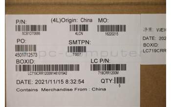 Lenovo 5CB1D70686 COVER Upper Case ASM_NORDIC L82L0 CGY