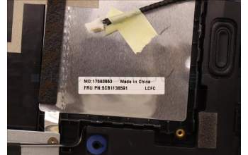 Lenovo 5CB1F36591 COVER Upper Case ASM_FRA L82QY BK_TEX