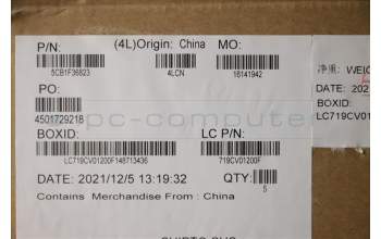 Lenovo 5CB1F36823 COVER Upper Case ASM_GER L82QX NFP BK