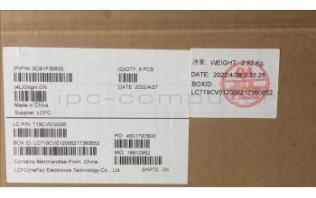 Lenovo 5CB1F36830 COVER Upper Case ASM_KOR L82QX NFP BK