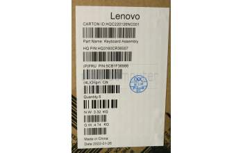 Lenovo 5CB1F36988 COVER Upper Case ASM_SPA H 82QQ SG_UMA