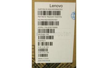 Lenovo 5CB1F36989 COVER Upper Case ASM_SWS H 82QQ SG_UMA