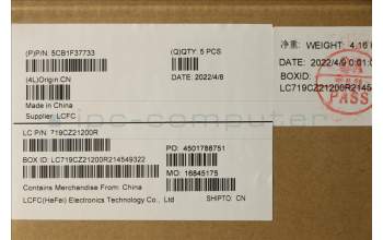 Lenovo 5CB1F37733 COVER Upper Case ASM_ARA L82RF SG w/RGB