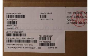 Lenovo 5CB1F38567 COVER Upper Case ASM_ITA L82RF ST w/BU