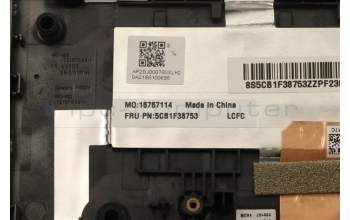 Lenovo 5CB1F38753 COVER Upper Case ASM_CZE/SLK L82RB STGY