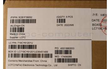 Lenovo 5CB1F39052 COVER Upper Case ASM_LA SPA L82RB STGY