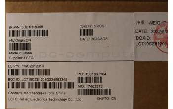 Lenovo 5CB1H18368 COVER Upper Case ASM_JPN L82S0 SG w/RGB