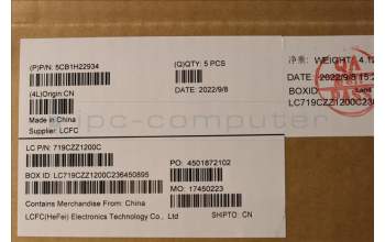 Lenovo 5CB1H22934 COVER Upper Case ASM_JPN L82RC STGY