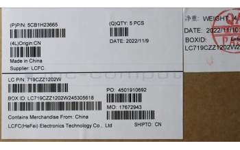 Lenovo 5CB1H23665 COVER Upper Case ASM_UKR L82RC STGY
