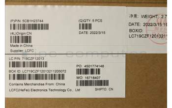 Lenovo 5CB1H23744 COVER Upper Case ASM_ENG L82LU OAT