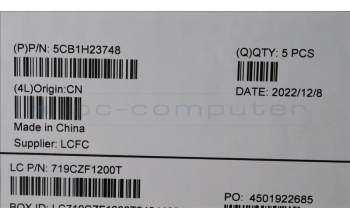 Lenovo 5CB1H23748 COVER Upper Case ASM_FRA/ENG L82LU OAT