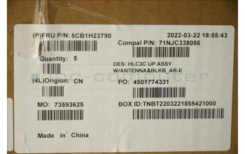 Lenovo 5CB1H23790 COVER Upper Case ASM_ARA C 82UD BL