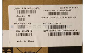 Lenovo 5CB1H30522 COVER LCD Cover C 82S9 Black T32