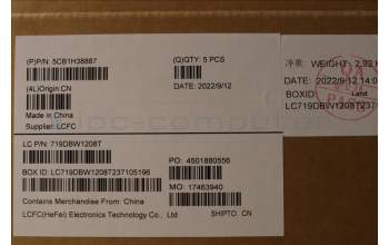 Lenovo 5CB1H38887 COVER Upper Case ASM_SPA L82RJ FP AB