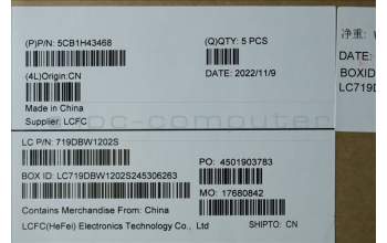 Lenovo 5CB1H43468 COVER Upper Case ASM_FRA L82RJ FP AG BL