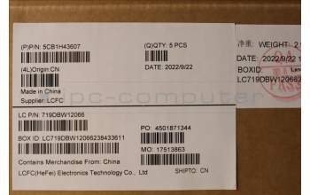 Lenovo 5CB1H43607 COVER Upper Case ASM_HBW L82RJ NFP AB