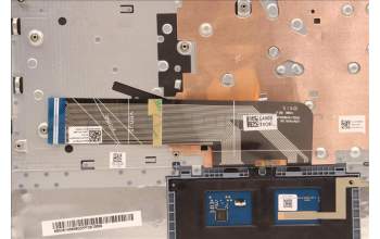 Lenovo 5CB1H66080 C-Cover with keyboard,French,Misty Blue,Backlight,Non_FingerPrint