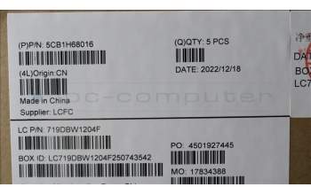Lenovo 5CB1H68016 COVER Upper Case ASM_SWS L82RJ NFP MB BL