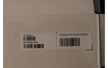 Lenovo 5CB1H68320 COVER Upper Case ASM_BELH21CXFPETARGY