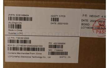 Lenovo 5CB1H68454 COVER Upper Case ASM_BEL L82RD SG RGB