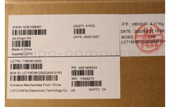 Lenovo 5CB1H68457 COVER Upper Case ASM_CZE/SLK L82RD SGRGB