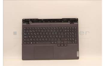 Lenovo 5CB1H68486 C-Cover with keyboard,Belgian,Storm Grey,White Backlight