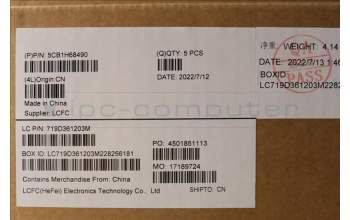 Lenovo 5CB1H68490 COVER Upper Case ASM_ENG L82RD SG WH