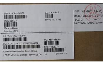 Lenovo 5CB1H70373 COVER Upper Case ASM_JPN L82R3 SA_NFP