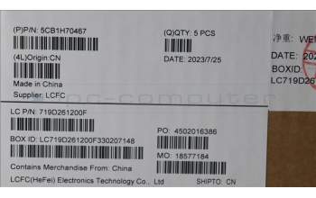 Lenovo 5CB1H70467 COVER Upper Case ASM_ENG L82R4 NFPAB