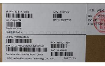 Lenovo 5CB1H70702 COVER Upper Case ASM_CZE/SLK L82R4 NFPAB