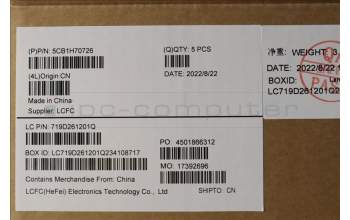 Lenovo 5CB1H70726 COVER Upper Case ASM_HUN L82R4 NFPCG