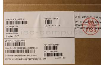 Lenovo 5CB1H70818 COVER Upper Case ASM_KOR L82SV CG